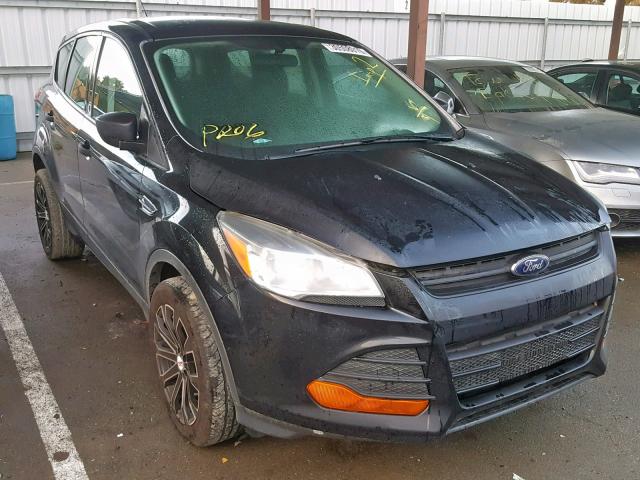 1FMCU0F75EUC45670 - 2014 FORD ESCAPE S BLACK photo 1