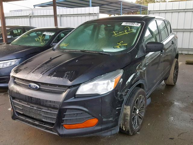 1FMCU0F75EUC45670 - 2014 FORD ESCAPE S BLACK photo 2