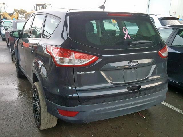 1FMCU0F75EUC45670 - 2014 FORD ESCAPE S BLACK photo 3