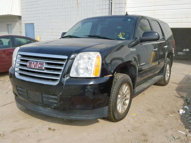 1GKFK13578R276897 - 2008 GMC YUKON HYBR BLACK photo 2