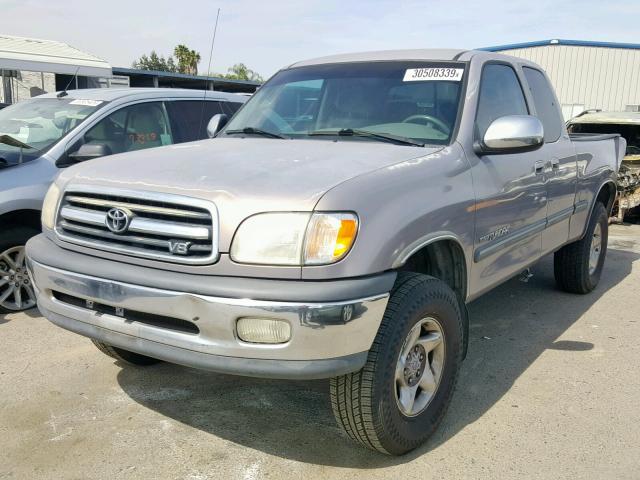 5TBRT3418YS003460 - 2000 TOYOTA TUNDRA ACC SILVER photo 2