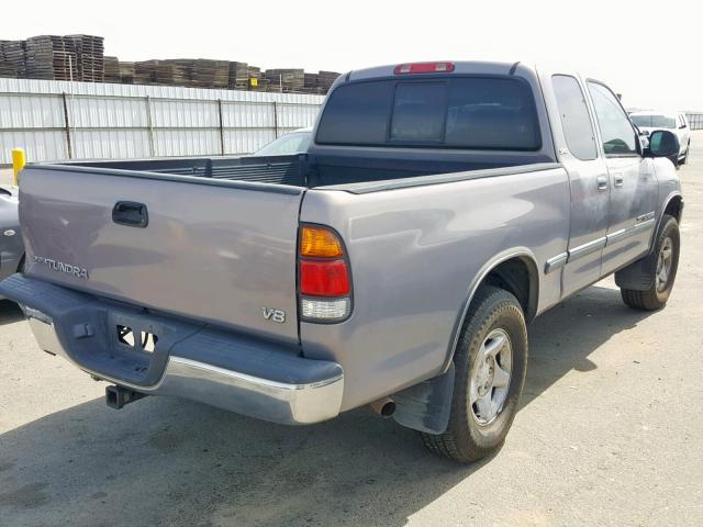 5TBRT3418YS003460 - 2000 TOYOTA TUNDRA ACC SILVER photo 4