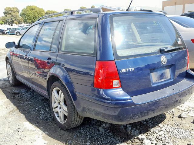 WVWSE61J83W229841 - 2003 VOLKSWAGEN JETTA GLS BLUE photo 3