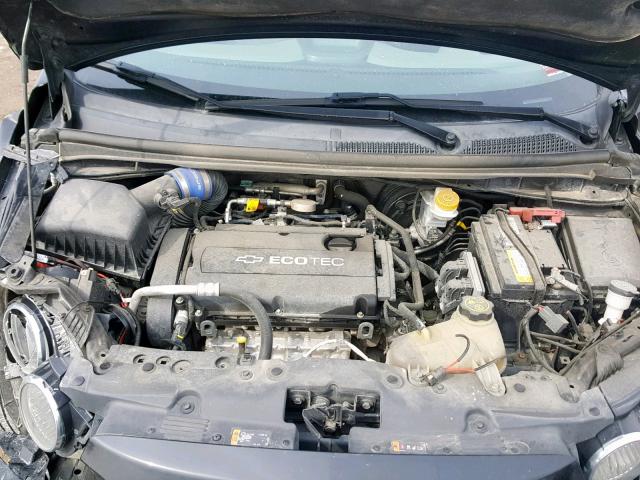 1G1JB5SH2C4197256 - 2012 CHEVROLET SONIC LS BLACK photo 7