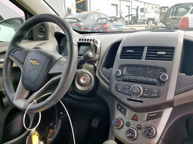 1G1JB5SH2C4197256 - 2012 CHEVROLET SONIC LS BLACK photo 9