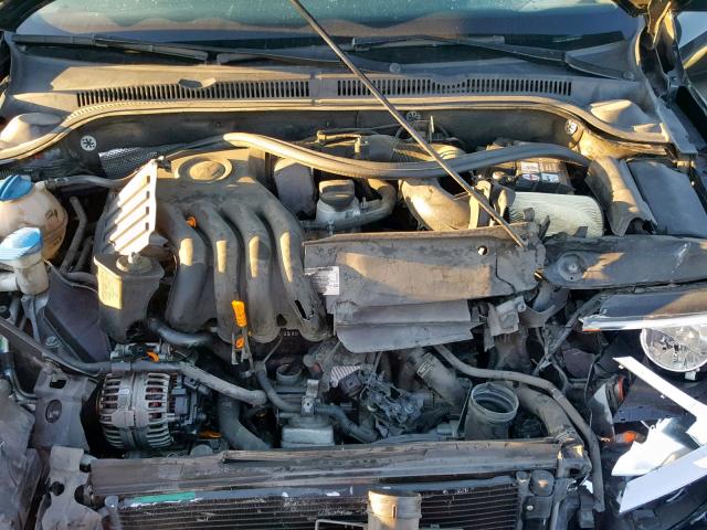 3VW2K7AJ4BM357245 - 2011 VOLKSWAGEN JETTA BASE BLACK photo 7
