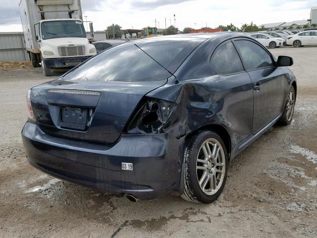 JTKDE167990300557 - 2009 TOYOTA SCION TC ნაცრისფერი ფოტო 4