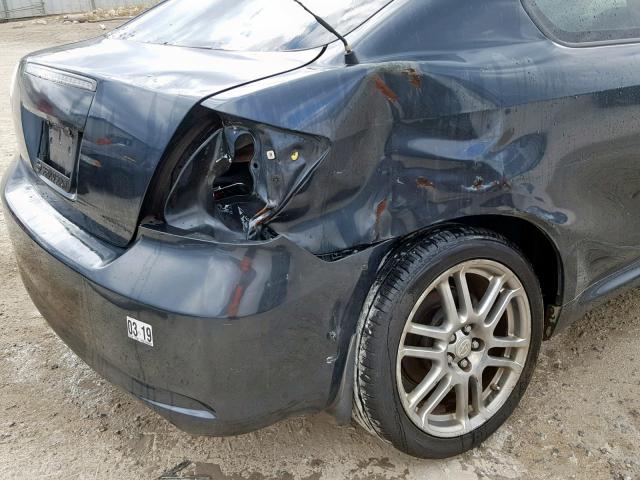 JTKDE167990300557 - 2009 TOYOTA SCION TC ნაცრისფერი ფოტო 9