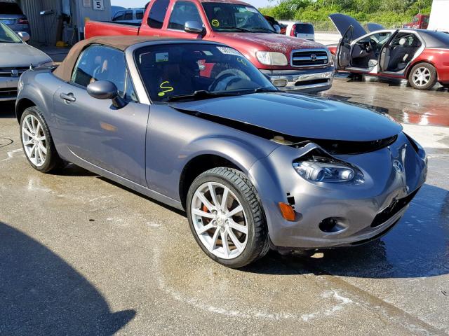 JM1NC25F760113233 - 2006 MAZDA MX-5 MIATA GRAY photo 1