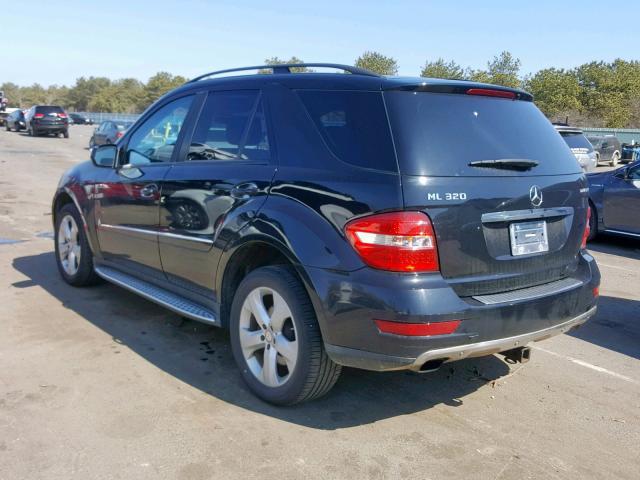 4JGBB25E29A520254 - 2009 MERCEDES-BENZ ML BLACK photo 3