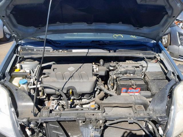 3N1AB61E67L657249 - 2007 NISSAN SENTRA 2.0 SILVER photo 7