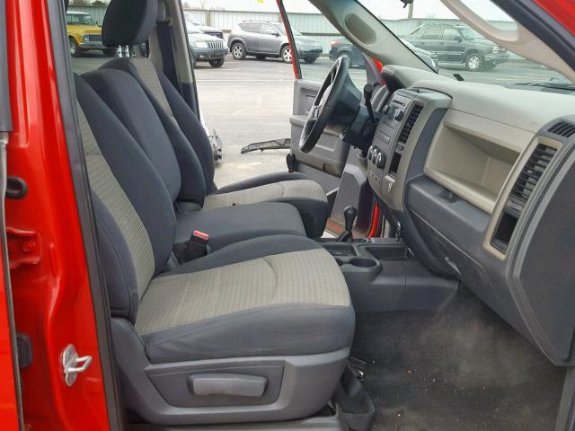 3C6UD5CL3CG309638 - 2012 DODGE RAM 2500 S წითელი ფოტო 5