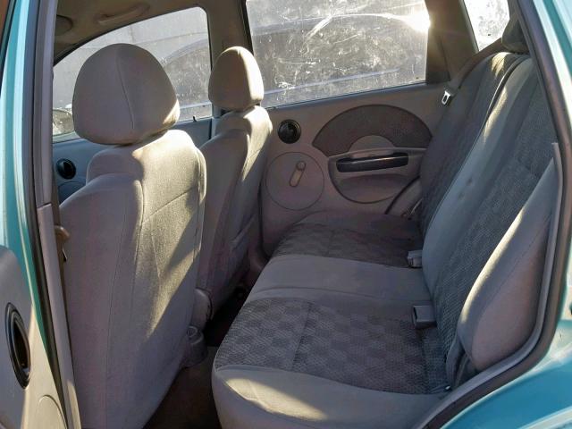 KL1TD626X5B465202 - 2005 CHEVROLET AVEO BASE ტალღისფერი ფოტო 6