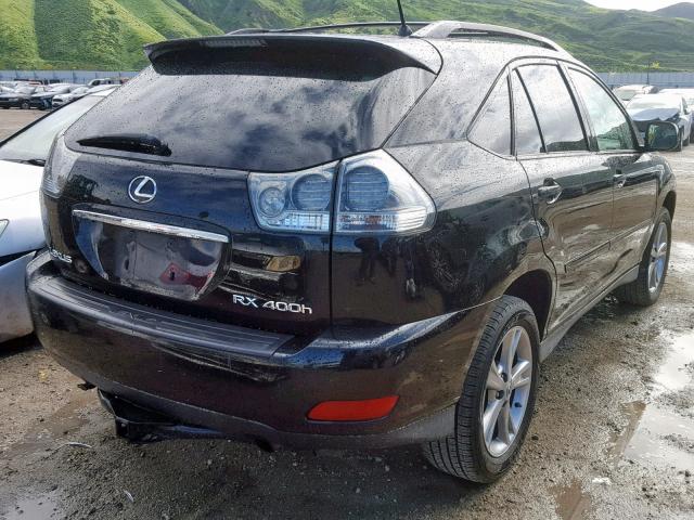 JTJGW31U962000489 - 2006 LEXUS RX 400 BLACK photo 4