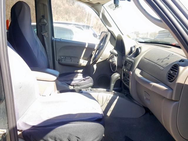 1J4GL38K15W725439 - 2005 JEEP LIBERTY RE GREEN photo 5