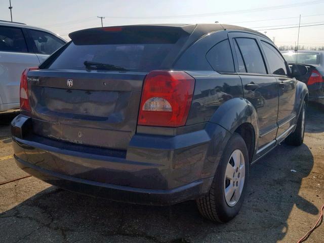 1B3HB28B98D717663 - 2008 DODGE CALIBER BLUE photo 4