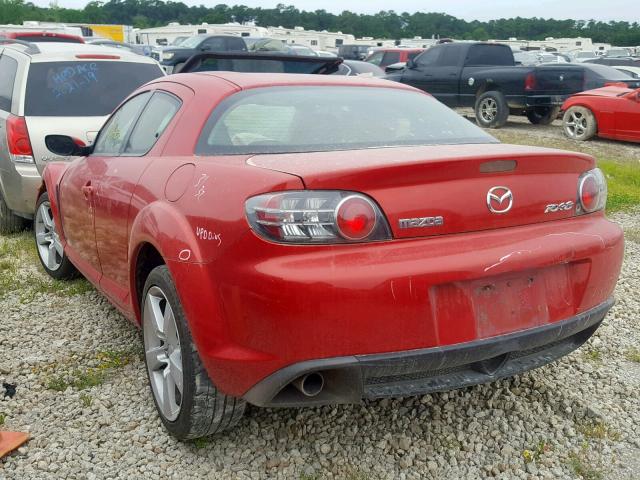 JM1FE173740105335 - 2004 MAZDA RX8 RED photo 3