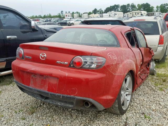 JM1FE173740105335 - 2004 MAZDA RX8 RED photo 4