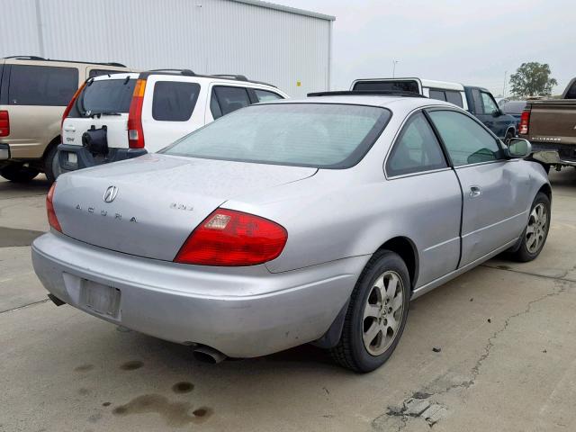 19UYA42541A005604 - 2001 ACURA 3.2 CL SILVER photo 4