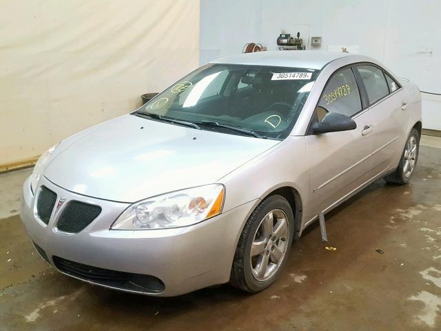 1G2ZH58N174245605 - 2007 PONTIAC G6 GT SILVER photo 2