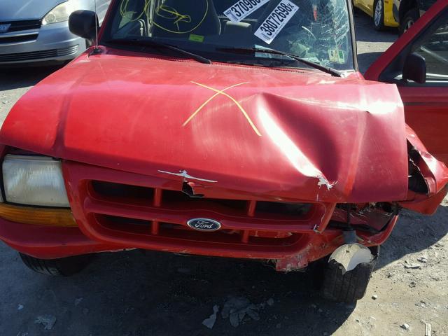 1FTYR10CXXTA28261 - 1999 FORD RANGER RED photo 7