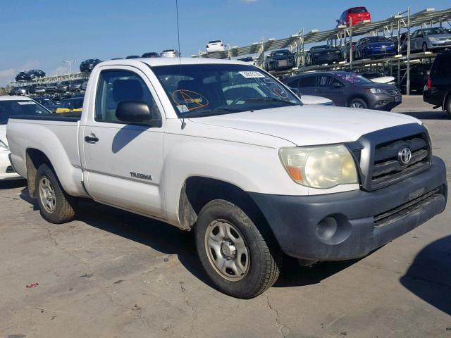 5TENX22N47Z406444 - 2007 TOYOTA TACOMA WHITE photo 1