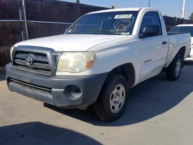 5TENX22N47Z406444 - 2007 TOYOTA TACOMA WHITE photo 2