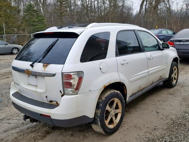 2CNDL53F286068823 - 2008 CHEVROLET EQUINOX LT WHITE photo 4