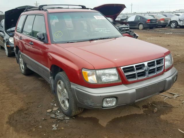 JF1SF6558XH723062 - 1999 SUBARU FORESTER S RED photo 1