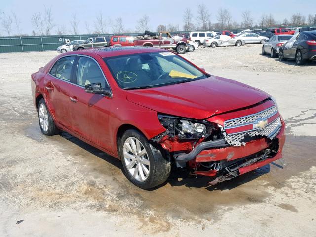 1G11H5SAXDF244072 - 2013 CHEVROLET MALIBU LTZ MAROON photo 1