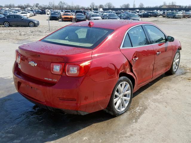 1G11H5SAXDF244072 - 2013 CHEVROLET MALIBU LTZ MAROON photo 4