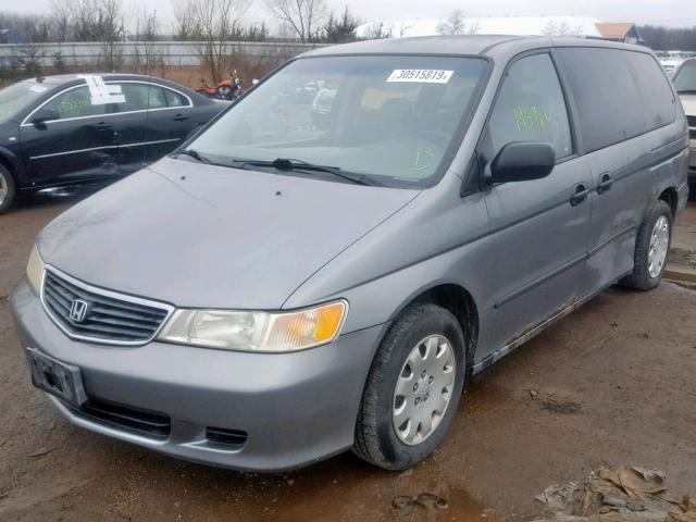 2HKRL18571H585426 - 2001 HONDA ODYSSEY LX GRAY photo 2