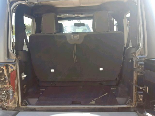 1C4AJWBG2FL772957 - 2015 JEEP WRANGLER S BLACK photo 9