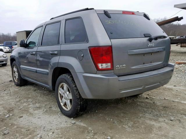 1J8GR48KX7C564693 - 2007 JEEP GRAND CHER GRAY photo 3