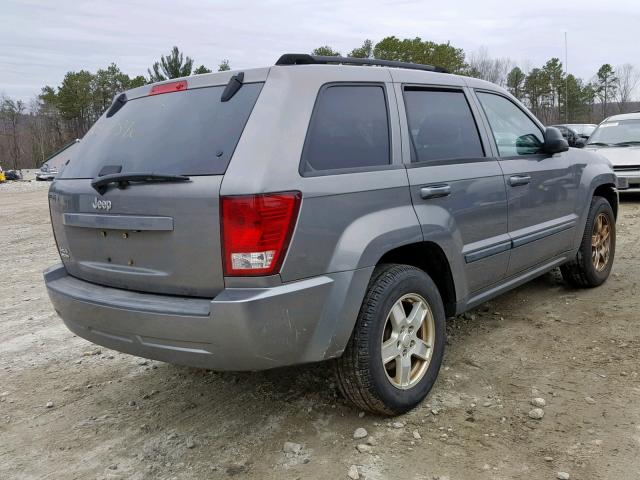 1J8GR48KX7C564693 - 2007 JEEP GRAND CHER GRAY photo 4