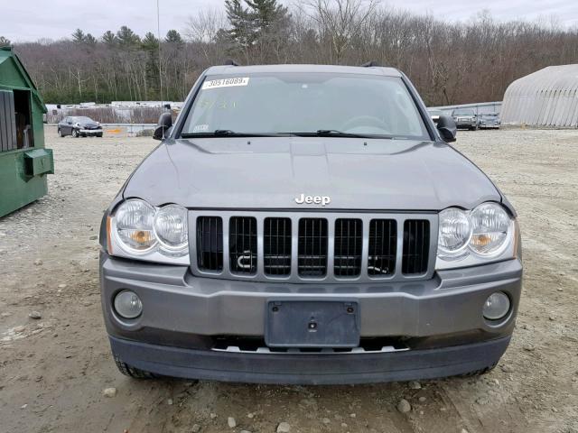 1J8GR48KX7C564693 - 2007 JEEP GRAND CHER GRAY photo 9