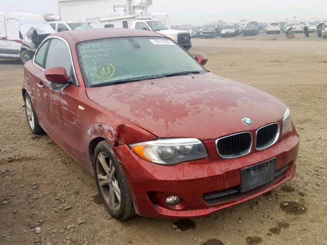 WBAUP9C50DVS94952 - 2013 BMW 128 I BURGUNDY photo 1