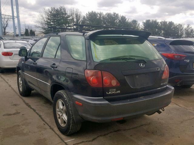 JT6HF10UXY0119252 - 2000 LEXUS RX 300 BLACK photo 3