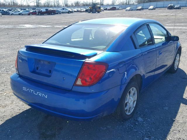 1G8AM12F24Z161042 - 2004 SATURN ION LEVEL BLUE photo 4
