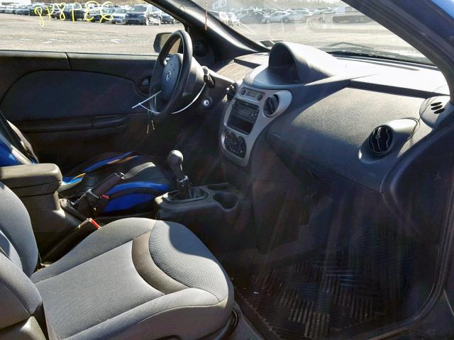 1G8AM12F24Z161042 - 2004 SATURN ION LEVEL BLUE photo 5