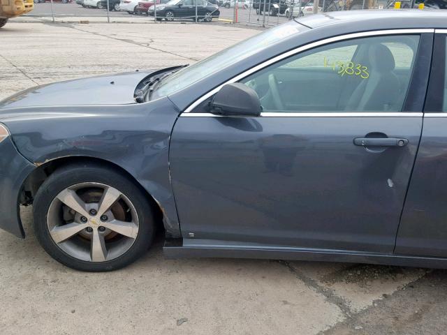 1G1ZG57BX94149666 - 2009 CHEVROLET MALIBU LS GRAY photo 9