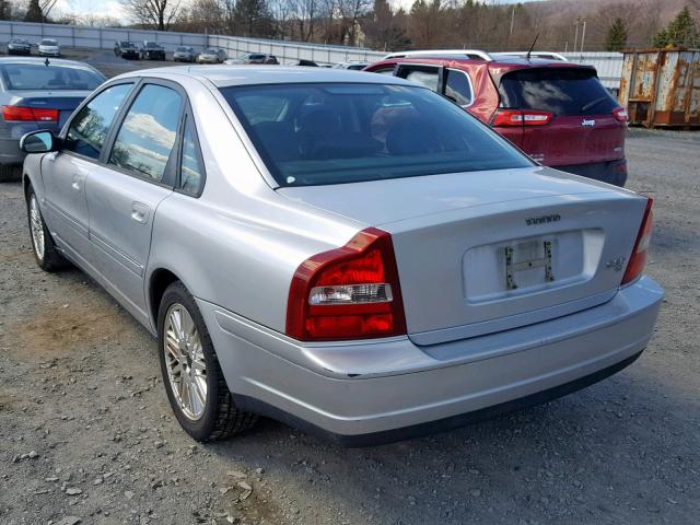 YV1TS92D221261777 - 2002 VOLVO S80 SILVER photo 3