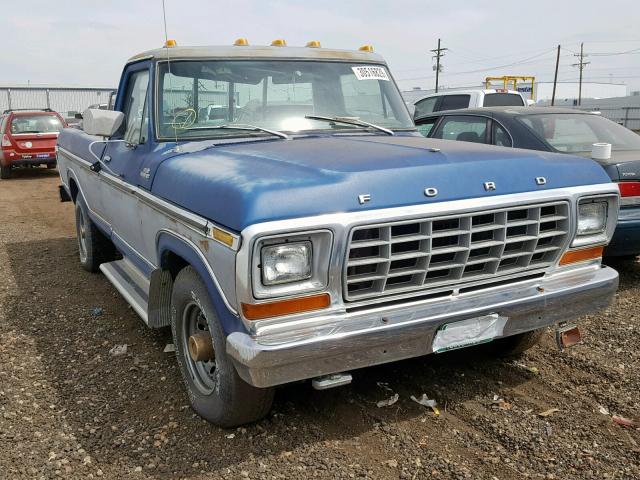 F255KBA8882 - 1978 FORD F-150 BLUE photo 1