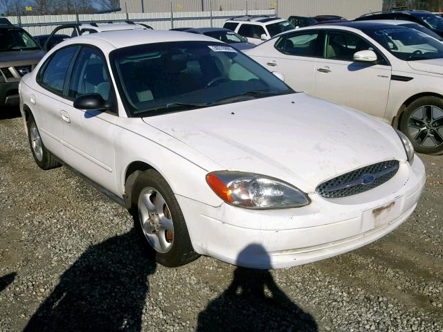 1FAFP55U81G262930 - 2001 FORD TAURUS SES WHITE photo 1