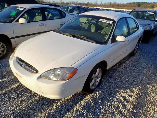 1FAFP55U81G262930 - 2001 FORD TAURUS SES WHITE photo 2