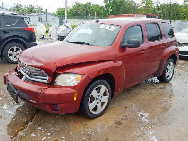 3GNCA13B99S576194 - 2009 CHEVROLET HHR LS Rojo foto 2