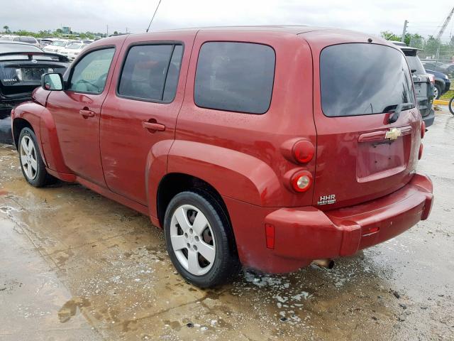 3GNCA13B99S576194 - 2009 CHEVROLET HHR LS Rojo foto 3