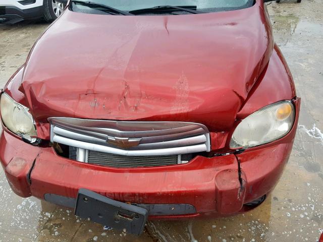 3GNCA13B99S576194 - 2009 CHEVROLET HHR LS Rojo foto 7