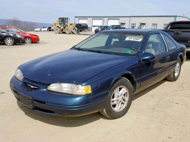 1FALP62W0VH114477 - 1997 FORD THUNDERBIR BLUE photo 2