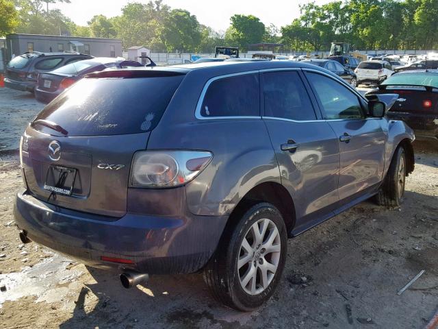 JM3ER293680174338 - 2008 MAZDA CX-7 GRAY photo 4